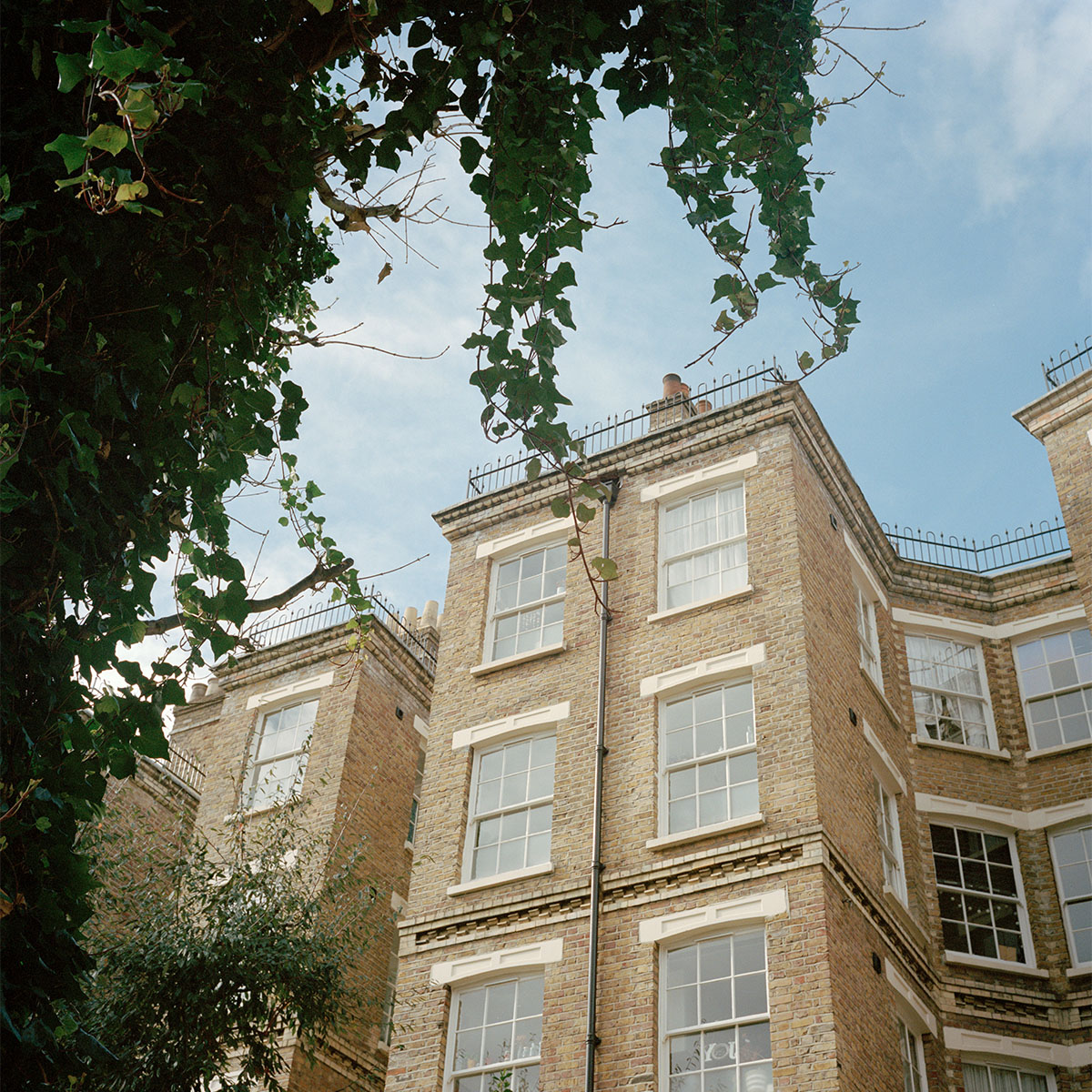 Un batiment du quartier de Wapping, à Londres, sur les bords de la Tamise.